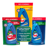 Kit Produtos Piscina Clarificante Algicida Manutenção Choque