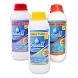 Kit Produtos Tratamento Piscina Clarificante Ph Menos E Mais