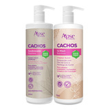 Kit Profissional Apice Condicionador 1 L Co Wash Cachos 1 L