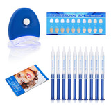 Kit Profissional De Clareamento Dental Caseiro Com Luz