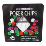 Kit Profissional De Poker Lata Com