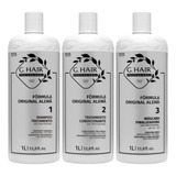 Kit Profissional Escova Progressiva Alemã Ghair 3x1 Litro