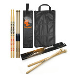 Kit Profissional Liverpool Kb7am Bag E Baquetas