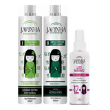 Kit Progressiva Orgânica 300ml Protetor Térmico Japinha