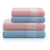 Kit Promocional 4 Toalhas De Banho Rosto Camesa 265 G m2