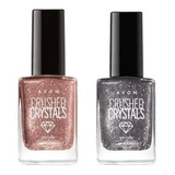 Kit Promocional Crystal 01 Preto 01 Rosa Esmalte Avon