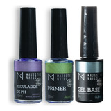 Kit Promocional Ph   Primer Acido  gel Base  Majestic Nails