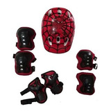 Kit Proteção Bike Infantil Capacete Joelheira Cotoveleira