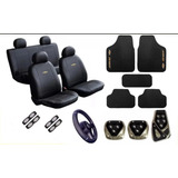 Kit Proteção Capa Couro Tapete Pedaleira Chevrolet Promoç