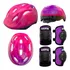 Kit Proteção Capacete Joelheira Cotoveleira Infantil +brinde