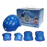 Kit Proteção Infantil Capacete Joelheira Cotoveleiras