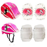 Kit Proteção Infantil Capacete Skate Pati