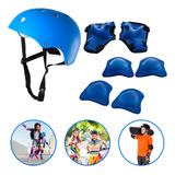 Kit Proteção Infantil Joelheira Capacete Segurança