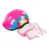 Kit Proteção Infantil Unicórnio Acessório Capacete Joelheira