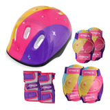 Kit Proteção Infantil Unicornio Acessório Capacete