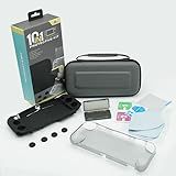 Kit Proteção Nintendo Switch Lite 10 Em 1 Case Capa Película