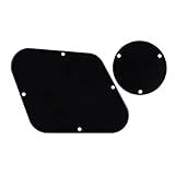 Kit Proteção Para Guitarra Les Paul Backplate Escudo Preto