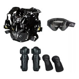 Kit Proteção Pro Tork Trilha Enduro Motocross C Oculos
