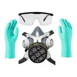 Kit Protecao Quimica Oculos