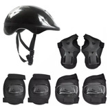 Kit Proteção Radical Capacete Patinete Patins Skate Bike