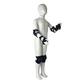Kit Proteção Segurança Para Esportes Radicais Tamanhos P M G Infantil Juvenil Joelheira Cotoveleira Munhequeira P 