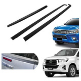 Kit Protetor Borda Caçamba Bepo Hilux 2016 2017 2018 3 Peças