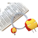 Kit Protetor De Cabo Capa Carregador Celular 20w Desenho