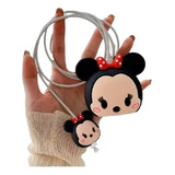 Kit Protetor De Cabo E Capa Carregador Celular Disney