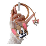 Kit Protetor De Cabo Usb E Capa Carregador Celular Jerry