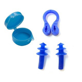 Kit Protetor De Ouvido Tampao Nariz Prendedor Nasal Infantil