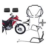Kit Protetor Motor Carenagem Afastador Alf Prot Tras Xre300