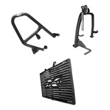 Kit Protetor Motor E Radiador Cavalete Nc700x Nc 750x Scam
