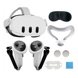 Kit Protetor Para Controles vr E Mascara De Silicone Quest 3