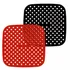 Kit Protetor Silicone Airfryer Universal Quadrado 21 Cm 2 Un