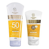 Kit Protetor Solar Corporal Facial Fps50 Australian Gold
