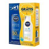 Kit Protetor Solar Nivea Sun Fps50 200ml Grátis Kids Fps60