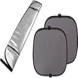 Kit Protetor Solar Veicular Para Brisa Laterais De Janelas