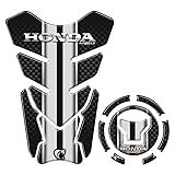 Kit Protetor Tanque Adesivo Moto Honda Acima 2018 Preto