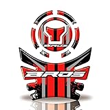 Kit Protetor Tanque E Bocal Moto Honda Acima 2018 Bros 160 Vermelho 2020