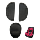 Kit Protetores De Cinto Bebe Conforto Cadeirinha Almofadas Dalinex Número De Peça 3 Cor Preto