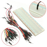 Kit Protoboard 830 Jumper 65 Peças Mxm