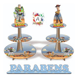 Kit Provençal Toy Story Suporte Para Doces