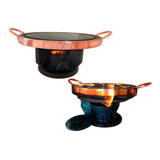 Kit Provolera 24 Cm Rechaud Em Pedra Sabão fondue 37 Cm