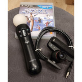 Kit Ps Move Bastão câmera jogo Ps3 Original
