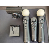 Kit Ps Move Navigation Controller Camera Jogos Ps3