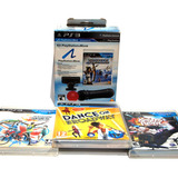 Kit Ps Move Ps3 Playstation 3 Move Câmera Jogo Bastão Motion