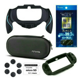 Kit Ps Vita Película Case Silicone