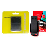 Kit Ps2 Memory Card + Pendrive 64 Gb Para Ps2 Fat E Slim