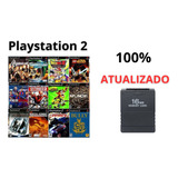 Kit Ps2 Memory Card + Pendrive 64 Gb Para Ps2 Fat E Slim