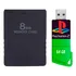 Kit Ps2 Memory Card + Pendrive 64 Gb Para Ps2 Fat E Slim